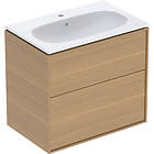 Ifö Ifö Tvättställsskåp Sense Art Smal Design 75 med 2 Lådor Tvättställskåp lådo