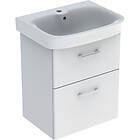 Ifö Tvättställskåp Vinta sats med två tvättställ underskåp lådor: vit/ 502,472.00,1
