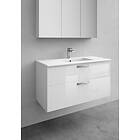 Noro Tvättställsskåp CITY KOMMOD VIT BLANK 1000 320053