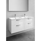 Noro Tvättställsskåp CITY KOMMOD VIT BLANK 1200 320054