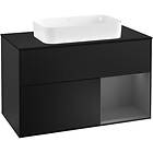 Villeroy & Boch Tvättställsskåp Finion med 2 Lådor Hylla och Bänkskiva för Fristående F252GKPD