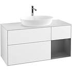 Villeroy & Boch Tvättställsskåp Finion med 3 Lådor Hylla och Bänkskiva för Fristående från Artis Collaro GA71GKGF