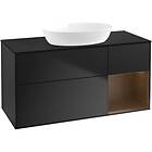 Villeroy & Boch Tvättställsskåp Finion med 3 Lådor Hylla och Bänkskiva för Fristående från Artis Collaro FA72GNPD