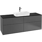 Villeroy & Boch Tvättställsskåp Finion med 4 Lådor och Bänkskiva för Fristående F32200GK