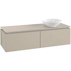 Villeroy & Boch Tvättställsskåp Legato Kompakt 1400 med 2 Lådor för Ocentrerat Ytmonterat B58900VK