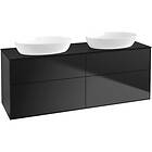 Villeroy & Boch Tvättställsskåp Finion med 4 Lådor och Bänkskiva för Två Fristående från Artis Collaro FA8200PD