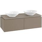 Villeroy & Boch Tvättställsskåp Legato Kompakt 1200 med 2 Lådor för Två Ytmonterade B58300VG