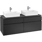 Villeroy & Boch Tvättställsskåp Legato 1400 med 4 Lådor för Två B66900PD