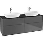 Villeroy & Boch Tvättställsskåp Finion med 4 Lådor och Bänkskiva för Två Fristående från Artis Collaro FA8200GK