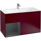 Villeroy & Boch Tvättställsskåp Finion med 2 Lådor och Hylla för Inbyggt F030HGHB
