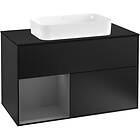 Villeroy & Boch Tvättställsskåp Finion med 2 Lådor Hylla och Bänkskiva för Fristående G242GKPD