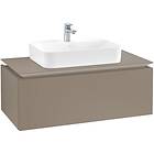 Villeroy & Boch Tvättställsskåp Legato Kompakt med 1 Låda för Ytmonterat från Finion Memento B75500VG