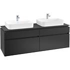 Villeroy & Boch Tvättställsskåp Legato 1600 med 4 Lådor för Två Ytmonterade från Finion Memento B76800PD