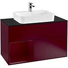 Villeroy & Boch Tvättställsskåp Finion med 2 Lådor Hylla och Bänkskiva för Ytmonterat G362HBHB