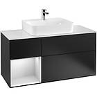 Villeroy & Boch Tvättställsskåp Finion med 3 Lådor Hylla och Bänkskiva för Centrerat F161MTPD