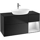 Villeroy & Boch Tvättställsskåp Finion med 3 Lådor Hylla och Bänkskiva för Fristående från Artis Collaro GA72MTPD