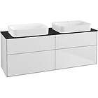 Villeroy & Boch Tvättställsskåp Finion med 4 Lådor och Bänkskiva för Två Fristående G72200MT