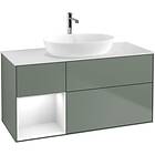 Villeroy & Boch Tvättställsskåp Finion med 3 Lådor Hylla och Bänkskiva för Fristående från Artis Collaro G821GFGM