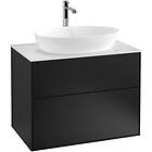 Villeroy & Boch Tvättställsskåp Finion med 2 Lådor och Bänkskiva för Fristående från Artis Collaro G75100PD