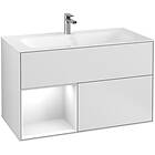 Villeroy & Boch Tvättställsskåp Finion med 2 Lådor och Hylla för Inbyggt F030GFMT