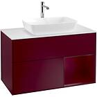 Villeroy & Boch Tvättställsskåp Finion med 2 Lådor Hylla och Bänkskiva för Fristående från Artis Collaro F781HBHB