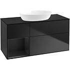 Villeroy & Boch Tvättställsskåp Finion med 3 Lådor Hylla och Bänkskiva för Fristående från Artis Collaro FA62PDPD