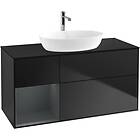 Villeroy & Boch Tvättställsskåp Finion med 3 Lådor Hylla och Bänkskiva för Fristående från Artis Collaro GA62HGPD