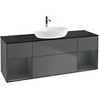 Villeroy & Boch Tvättställsskåp Finion med Två Hyllor och Bänkskiva för Fristående från Artis Collaro GD02HGGK