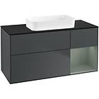 Villeroy & Boch Tvättställsskåp Finion med 3 Lådor Hylla och Bänkskiva för Fristående G712GMHG