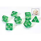 Sirius Dice Translucent Green Polyhedral Dice Set