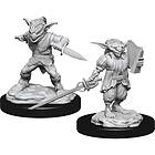 D&D Nolzur's Marvelous Unpainted Miniatures (W15) Male Goblin Rogue & Female Gob