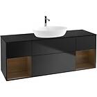 Villeroy & Boch Tvättställsskåp Finion med Två Hyllor och Bänkskiva för Fristående från Artis Collaro G862GNPD