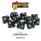 D10 Dice Pack Black (10)