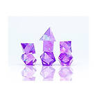 Purple Cloak and Dagger Poly 7 Set Sirius Dice