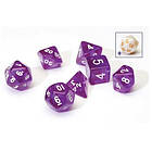 Sirius Dice Translucent Purple Polyhedral Dice Set