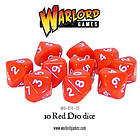 D10 Dice Pack Red (10)