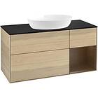 Villeroy & Boch Tvättställsskåp Finion med 3 Lådor Hylla och Bänkskiva för Fristående från Artis Collaro FA72GNPC