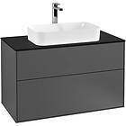 Villeroy & Boch Tvättställsskåp Finion med 2 Lådor och Bänkskiva för Fristående G23200GK