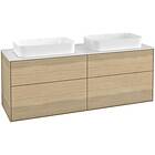 Villeroy & Boch Tvättställsskåp Finion med 4 Lådor och Bänkskiva för Två Fristående G31100PC