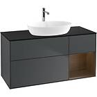 Villeroy & Boch Tvättställsskåp Finion med 3 Lådor Hylla och Bänkskiva för Fristående från Artis Collaro G832GNHG
