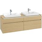 Villeroy & Boch Tvättställsskåp Legato 1600 med 4 Lådor för Två från Finion Subway B693L0VJ