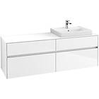 Villeroy & Boch Tvättställsskåp Collaro 160 cm med 4 Lådor för Ovanpåliggande C0