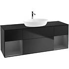 Villeroy & Boch Tvättställsskåp Finion med Två Hyllor och Bänkskiva för Fristående från Artis Collaro G862GKPD