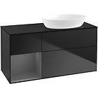 Villeroy & Boch Tvättställsskåp Finion med 3 Lådor Hylla och Bänkskiva för Ocentrerat från Artis Collaro FA42GKPD