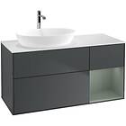 Villeroy & Boch Tvättställsskåp Finion med 3 Lådor Hylla och Bänkskiva för Ocentrerat från Artis Collaro GA51GMHG