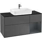 Villeroy & Boch Tvättställsskåp Finion med 3 Lådor Hylla och Bänkskiva för Ytmonterat G422HGGK