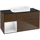 Villeroy & Boch Tvättställsskåp Finion med 3 Lådor Hylla och Bänkskiva för Fristående F702MTGN