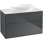 Villeroy & Boch Tvättställsskåp Finion med 2 Lådor och Bänkskiva för Fristående från Artis Collaro FA0100HG