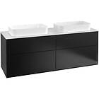Villeroy & Boch Tvättställsskåp Finion med 4 Lådor och Bänkskiva för Två Fristående F31100PD