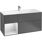 Villeroy & Boch Tvättställsskåp Finion med 3 Lådor och Hylla för Inbyggt G060MTGK